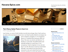 Tablet Screenshot of havana-spice.com